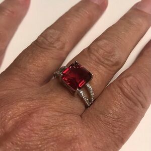 Pink Tourmaline 925 Sterling Silver Ring